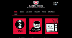 Desktop Screenshot of blackballuniverse.com