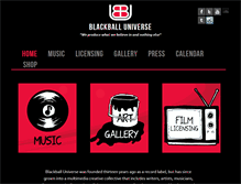 Tablet Screenshot of blackballuniverse.com
